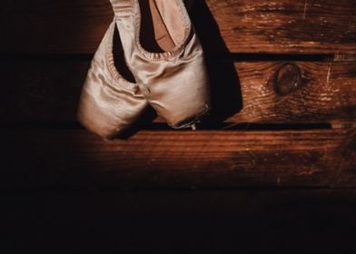 Worn out Ballet shoes 