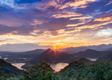 Taiwan Sunrise Scenery