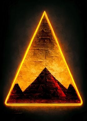 Neon Pyramid