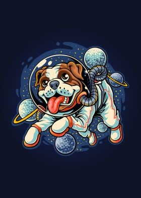 Puppy goes to space