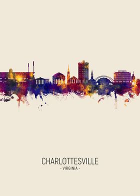 Charlottesville VA Skyline