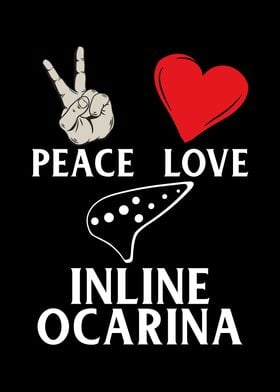 Peace Love Inline Ocarina