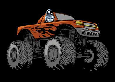 Monster Truck Astronaut