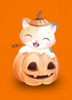 Cute Cat Halloween