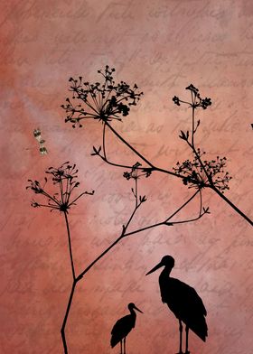 stork and tree