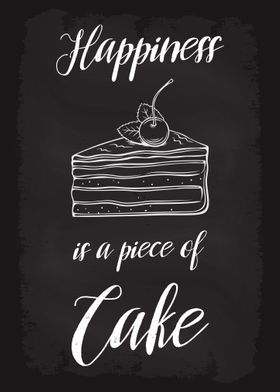 Happiness Piece of Cake