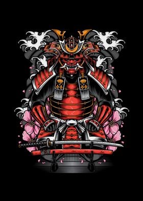 Japanese samurai armor