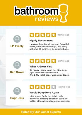 Funny Bathroom Reviews