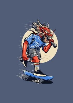 The dragon ride skateboard