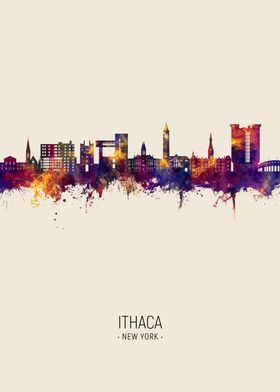 Ithaca Skyline New York