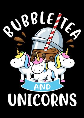 Unicorn Boba Bubble Tea