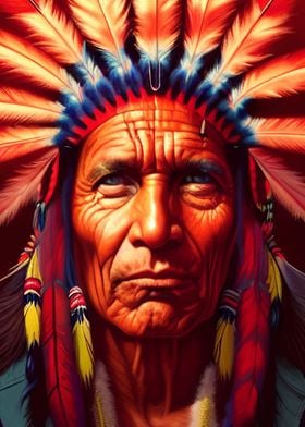 Indian chief man