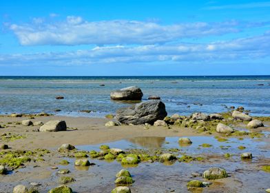 Stones in the sea