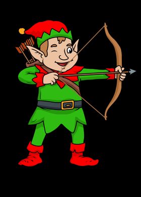 Christmas Archery Gift Elf