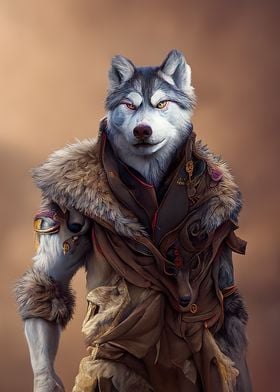 husky warrior