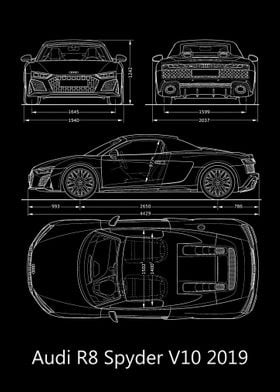 Audi R8 Spyder V10 2019 