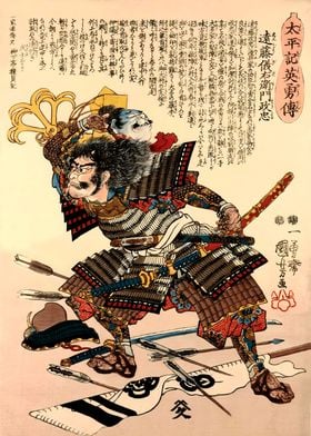 Ukiyo e Samurai Full Armor