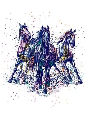 Running Horse Line artwork