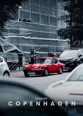 Vintage car in Copenhagen