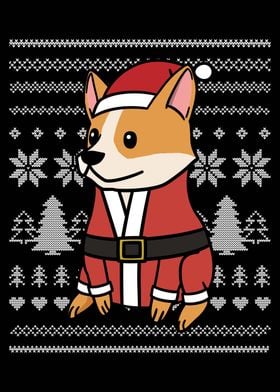 Corgi Christmas Costume 