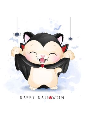 Cute Cat Halloween