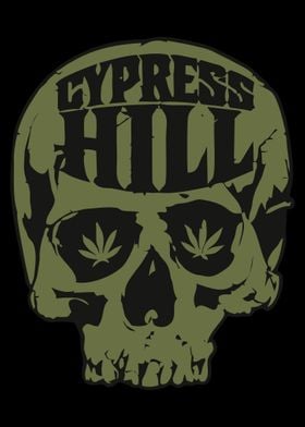 Cypress Hill Green Skull