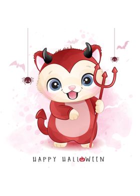 Cute Cat Halloween