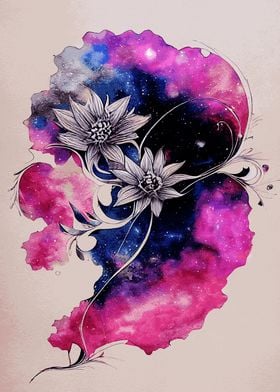 Floral Watercolor Painting