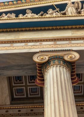 Pillars Library of Greece