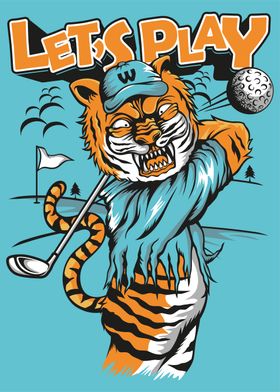 Lets Play Golf Tiger