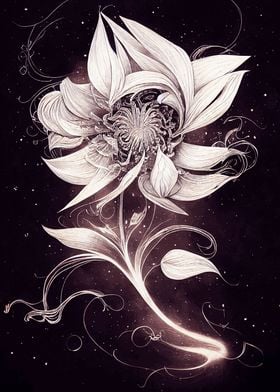 Celestial Flower Painting