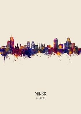 Minsk Skyline Belarus