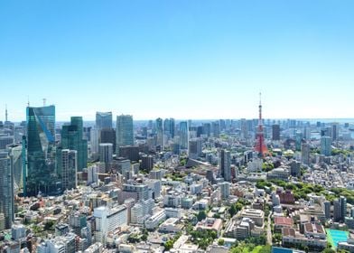 Cityscape of Tokyo City