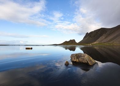 Stokksnes Beach Reflection