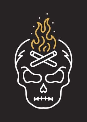 Campfire Skull