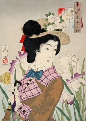 Ukiyo e Women Floral