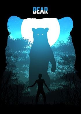 Bear hunting at night
