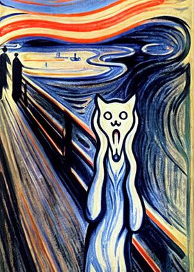 The Scream cat