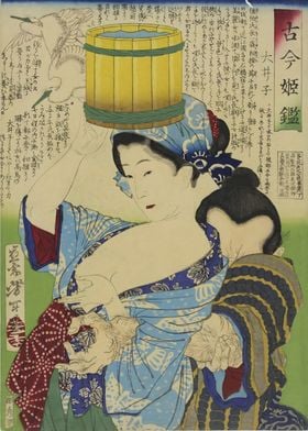 Ukiyo e Beatutiful Women