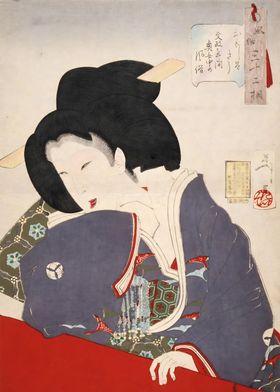 Ukiyo e Geisha Maiko