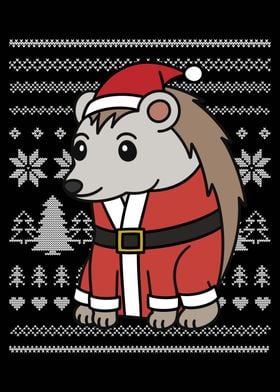 Hedgehog Christmas