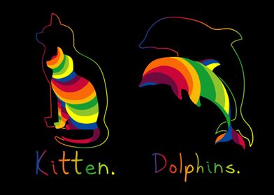 animal icon rainbow