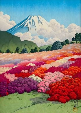 Ukiyo e Fuji Azalea Garden