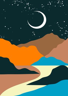 contemporary mountain post