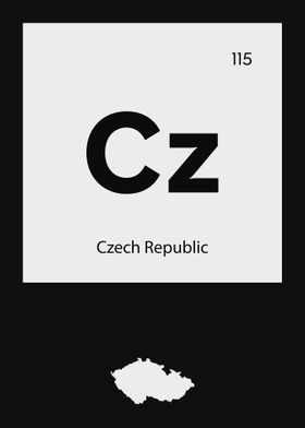 Czech Republic Country Map