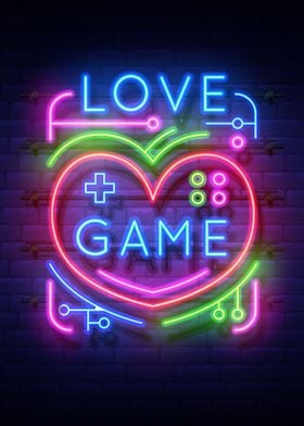 Love Game Neon