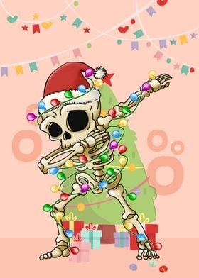 Funny Dabbing Skeleton