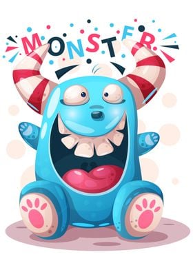 Cute Happy Monster