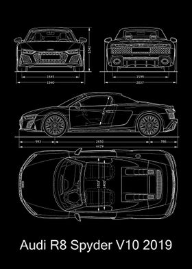 Audi R8 Spyder V10 2019 