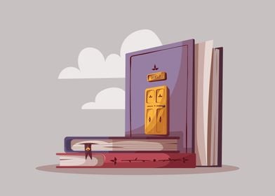 Door to book world